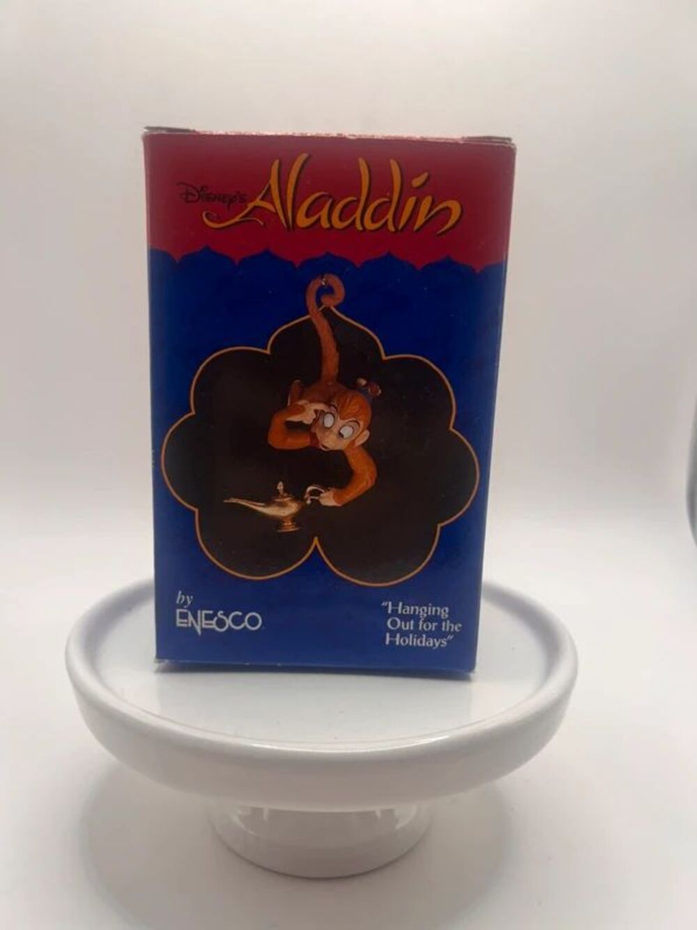 Disney's Aladdin Abu Christmas Ornament, Enesco, Hanging out for the Holidays